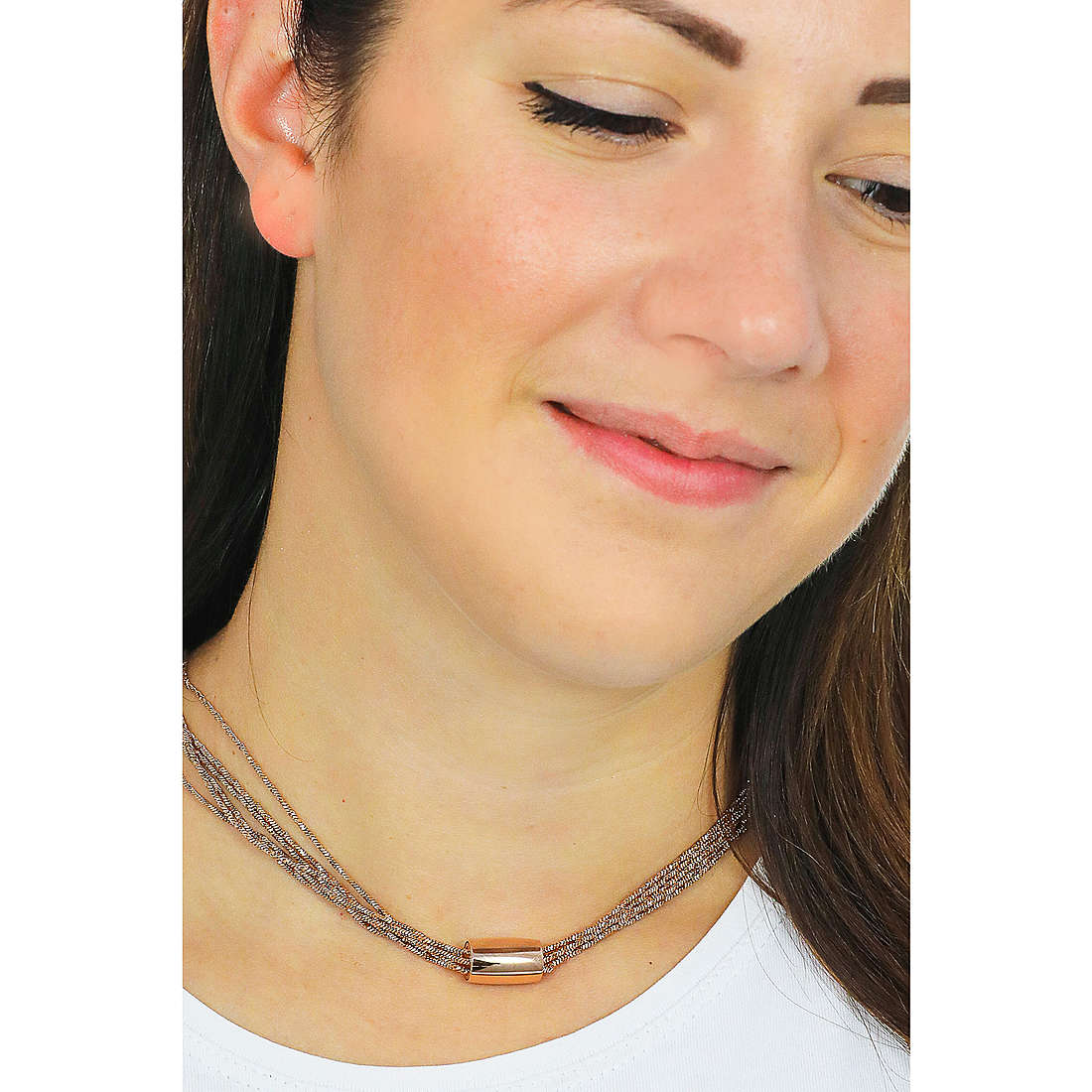 Breil necklaces Magnetica System woman TJ2983 wearing