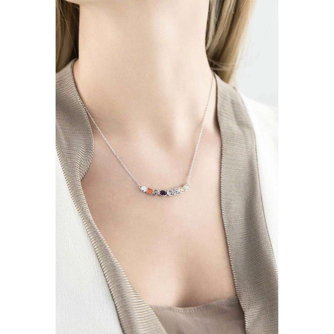 Brosway necklaces COLORI woman G9CL03 wearing