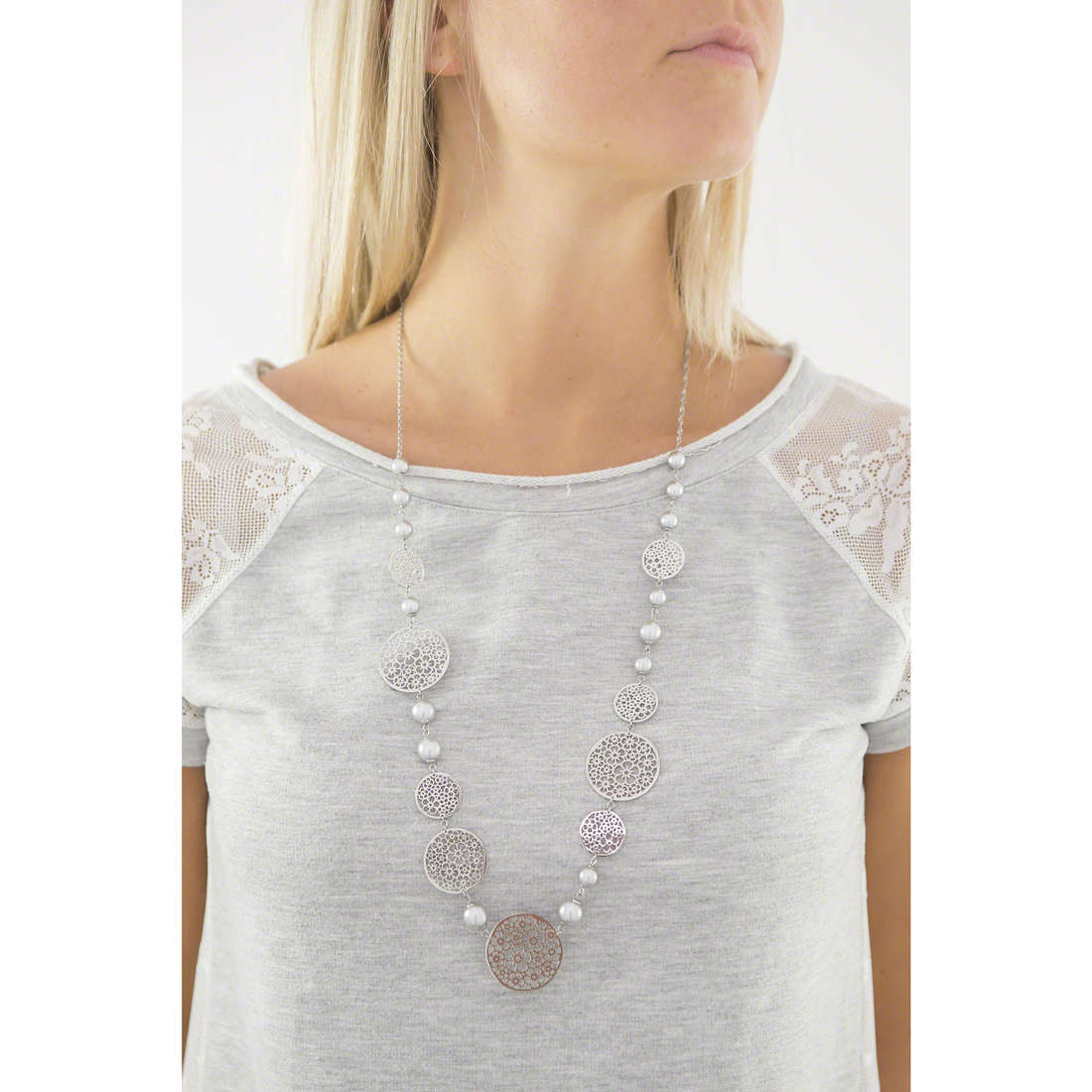 Brosway necklaces Mademoiselle woman BIS02 wearing