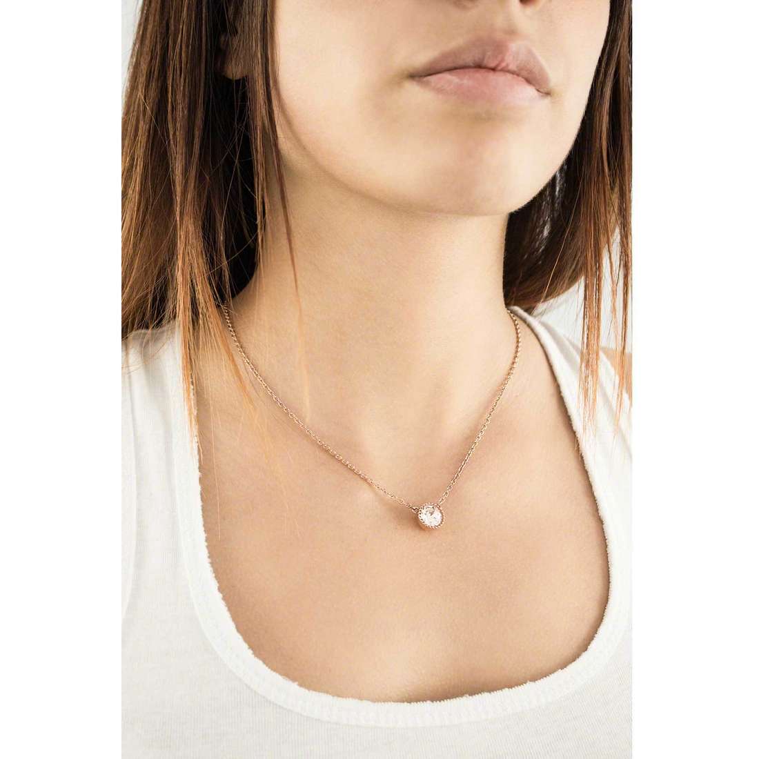 Brosway necklaces Riflessi woman BRF02 wearing