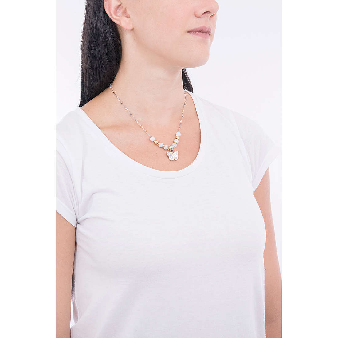Brosway necklaces Tres Jolie Mini woman BTJMS599 wearing