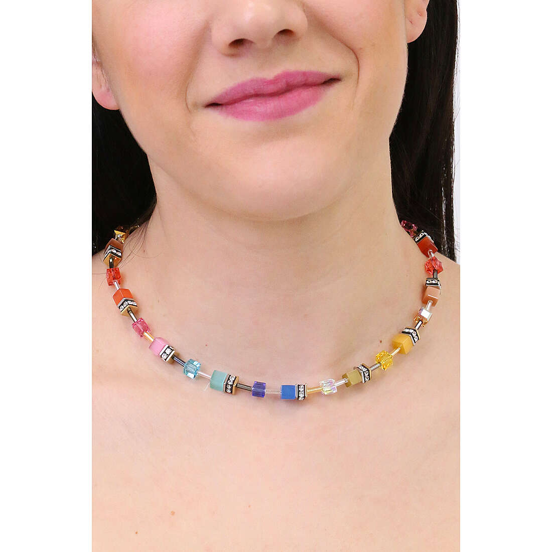 Coeur De Lion necklaces woman 2838/10-1521 wearing
