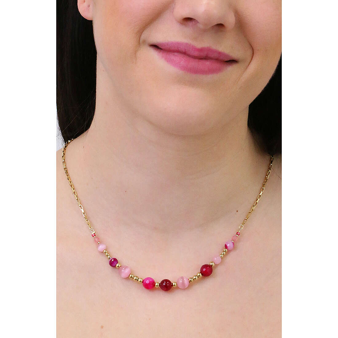 Coeur De Lion necklaces woman 4088/10-0400 wearing