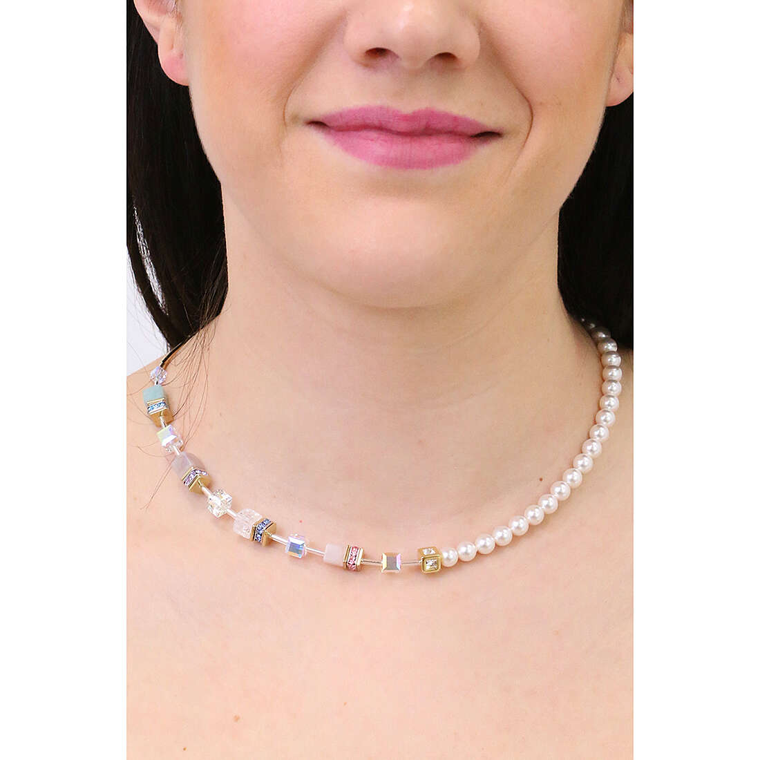 Coeur De Lion necklaces woman 5086/10-1522 wearing