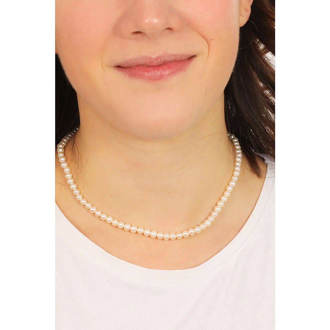 Comete necklaces Perle Argento woman FWQ 310 photo wearing