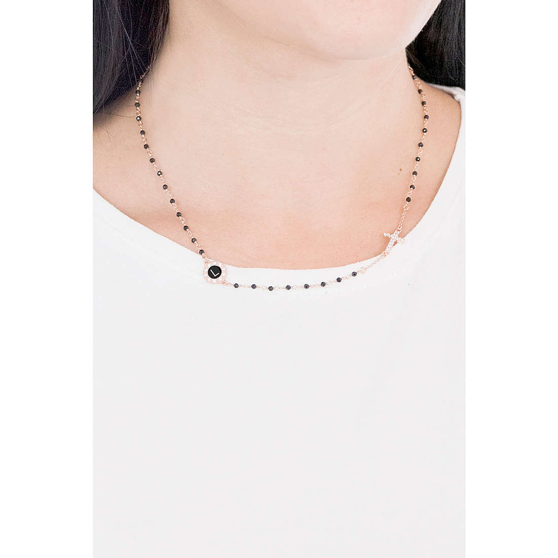 Dvccio necklaces Heave woman GRBPAGRN-l wearing