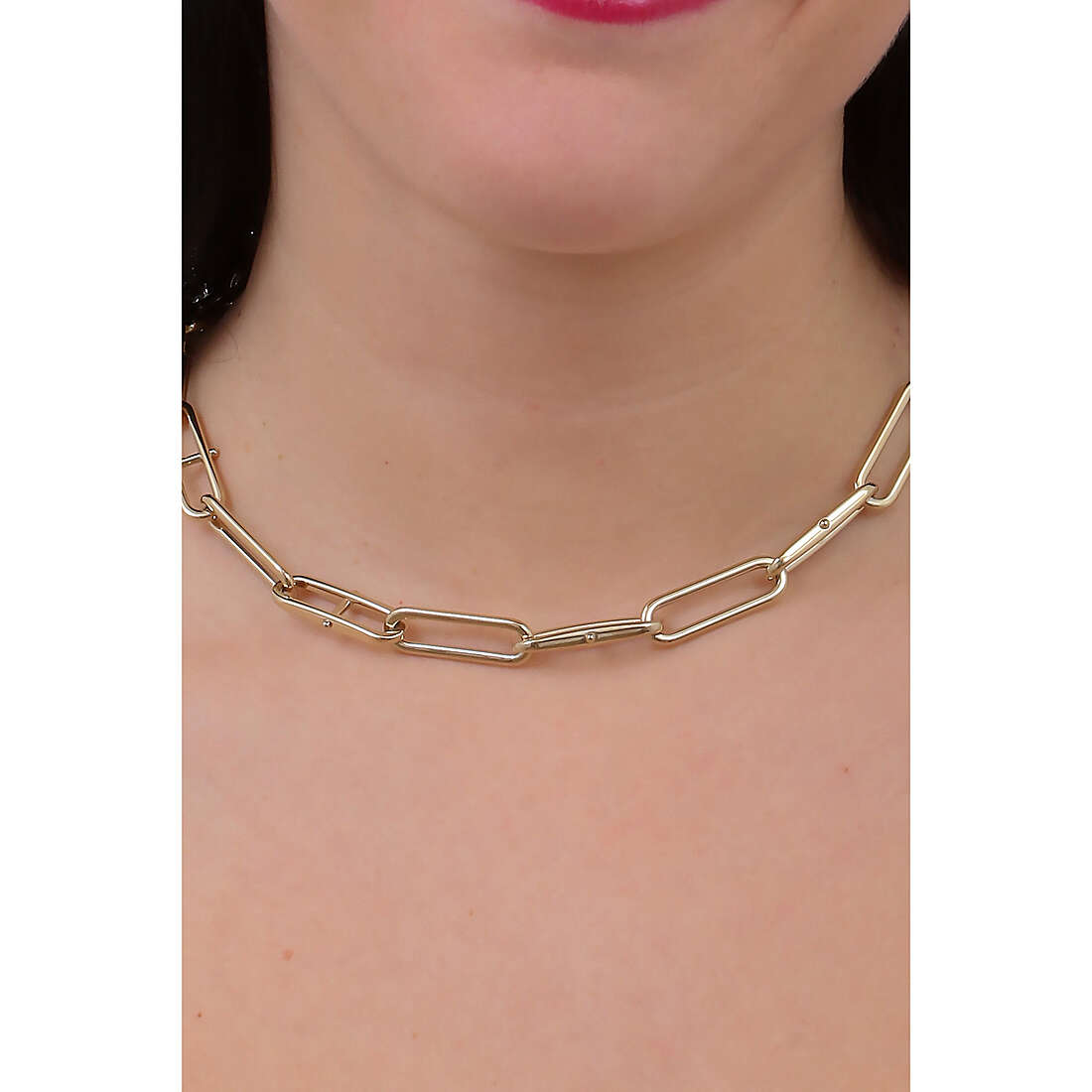 Fossil necklaces woman JF04102710 wearing