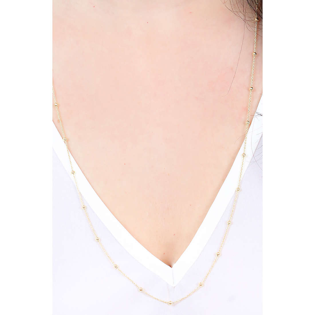 GioiaPura necklaces Basic woman GYCAR00028-70 wearing