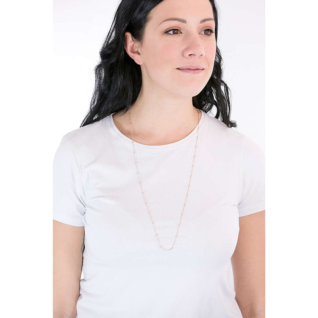 GioiaPura necklaces Basic woman GYCAR00029-80 wearing