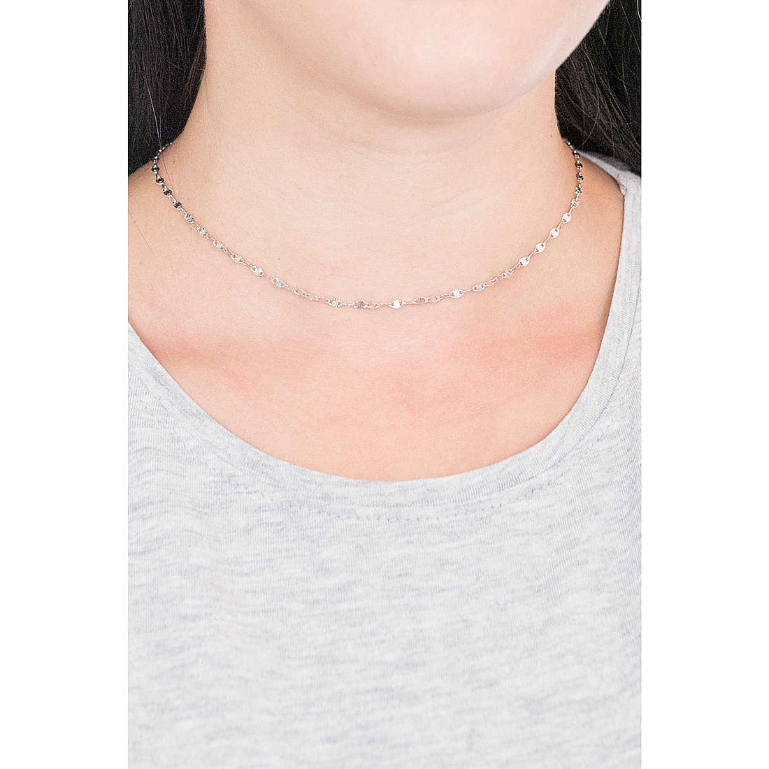 GioiaPura necklaces Basic woman GYCAR00061-40 wearing