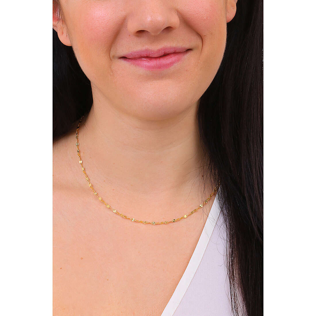 GioiaPura necklaces Basic woman GYCAR00062-40 wearing