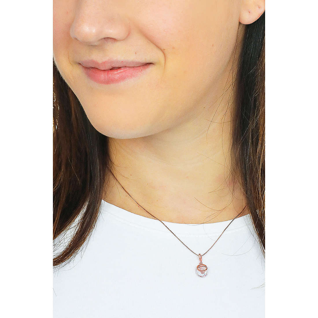 GioiaPura necklaces woman INS028P176RS wearing