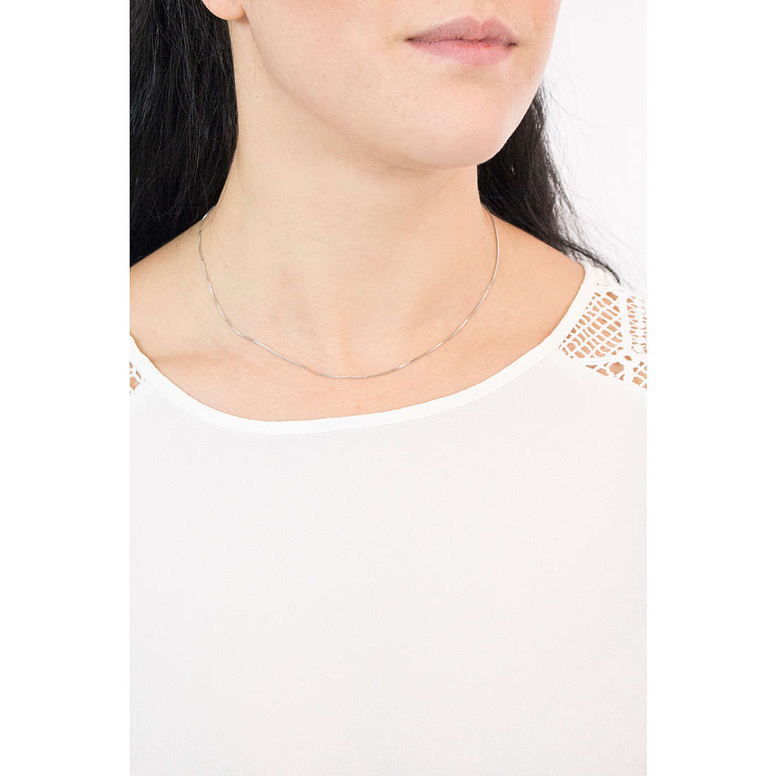 GioiaPura necklaces Basic woman WCD00010DV40 wearing
