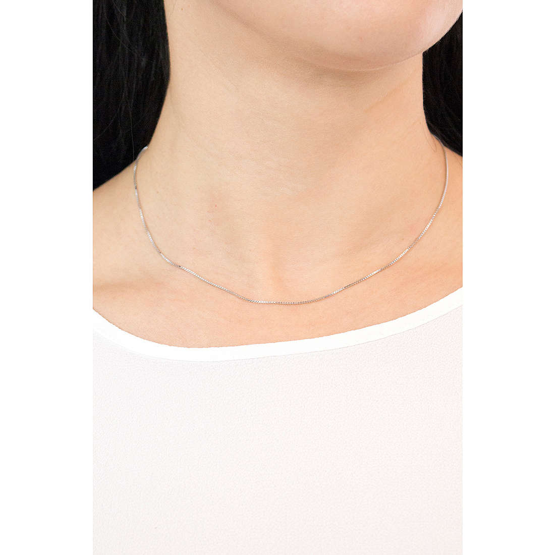 GioiaPura necklaces Basic woman WCD00010DV40 wearing