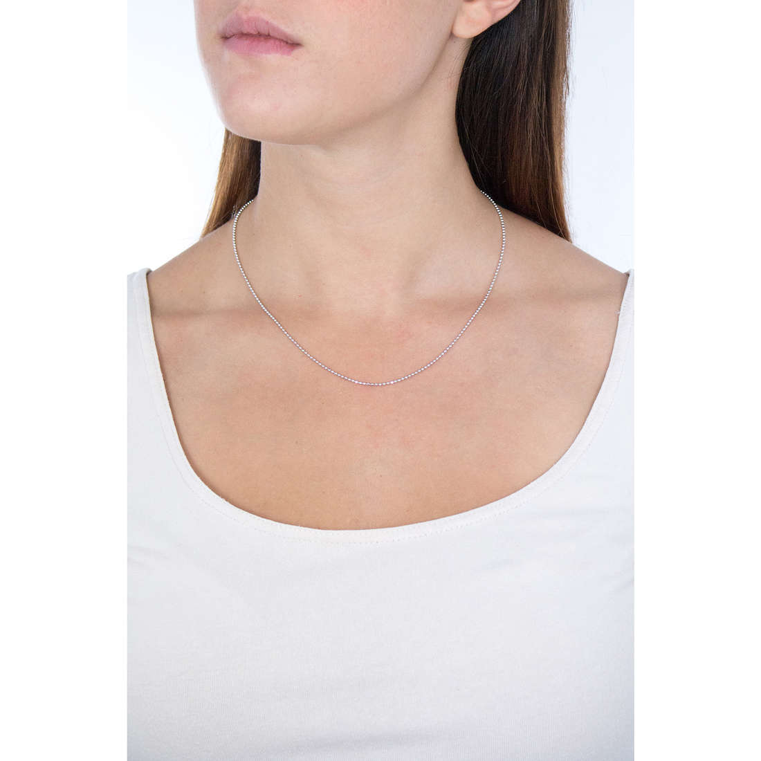 GioiaPura necklaces Basic woman WCD00020DV45 wearing