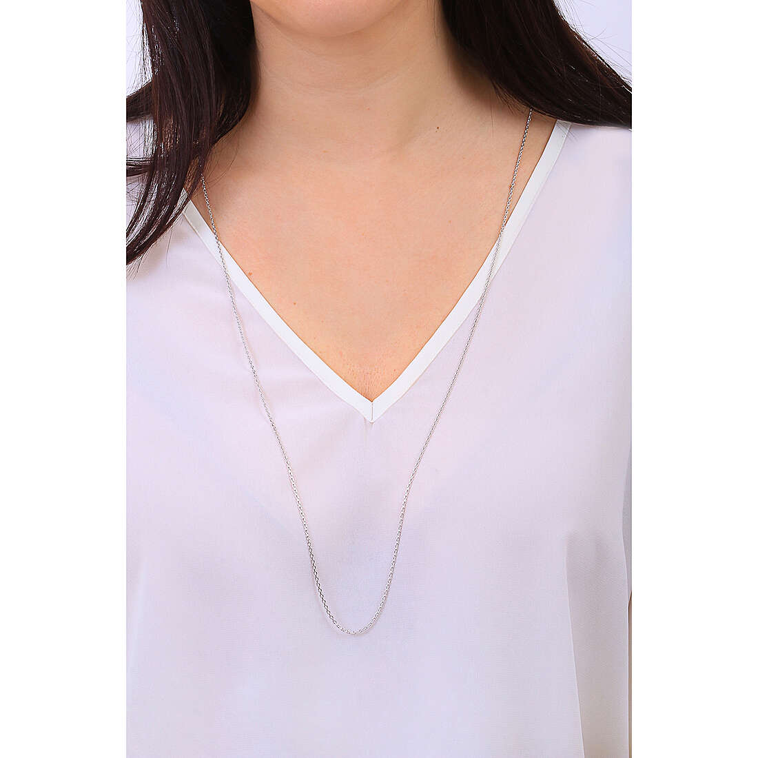GioiaPura necklaces Basic woman WCD00202DV90 wearing
