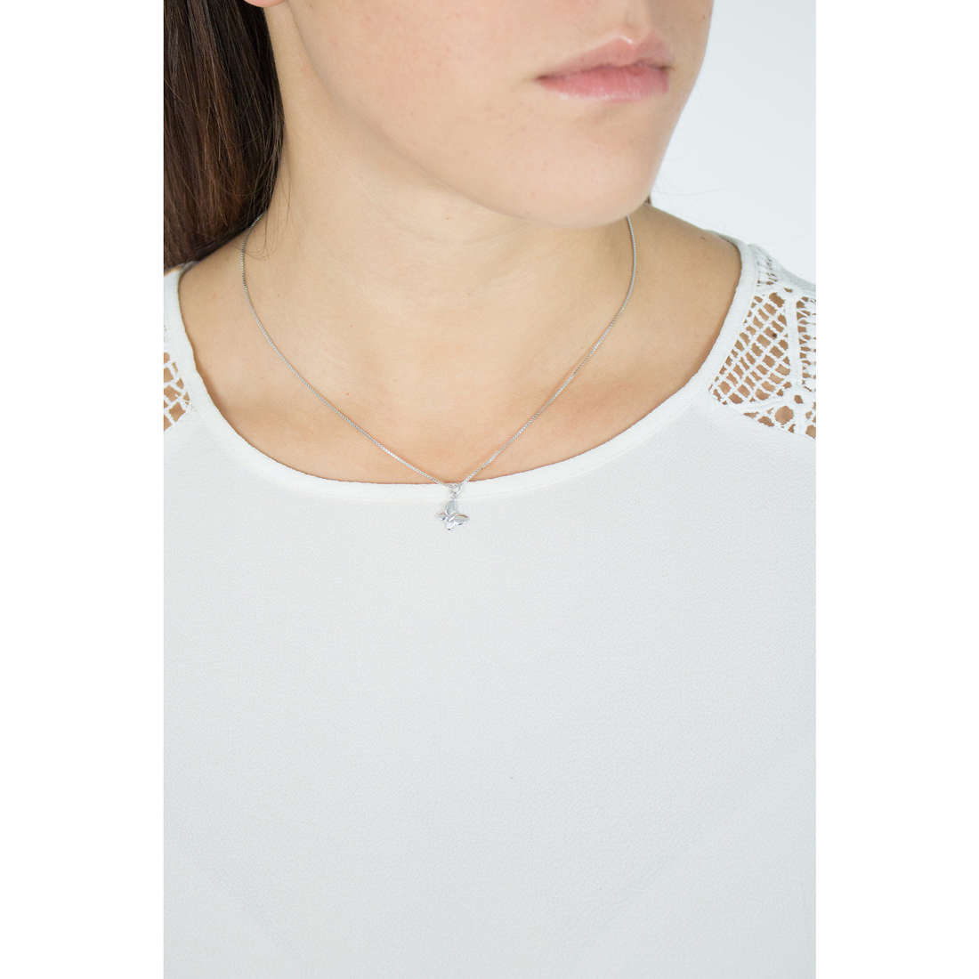 GioiaPura necklaces Coccole woman WCM01463TA wearing
