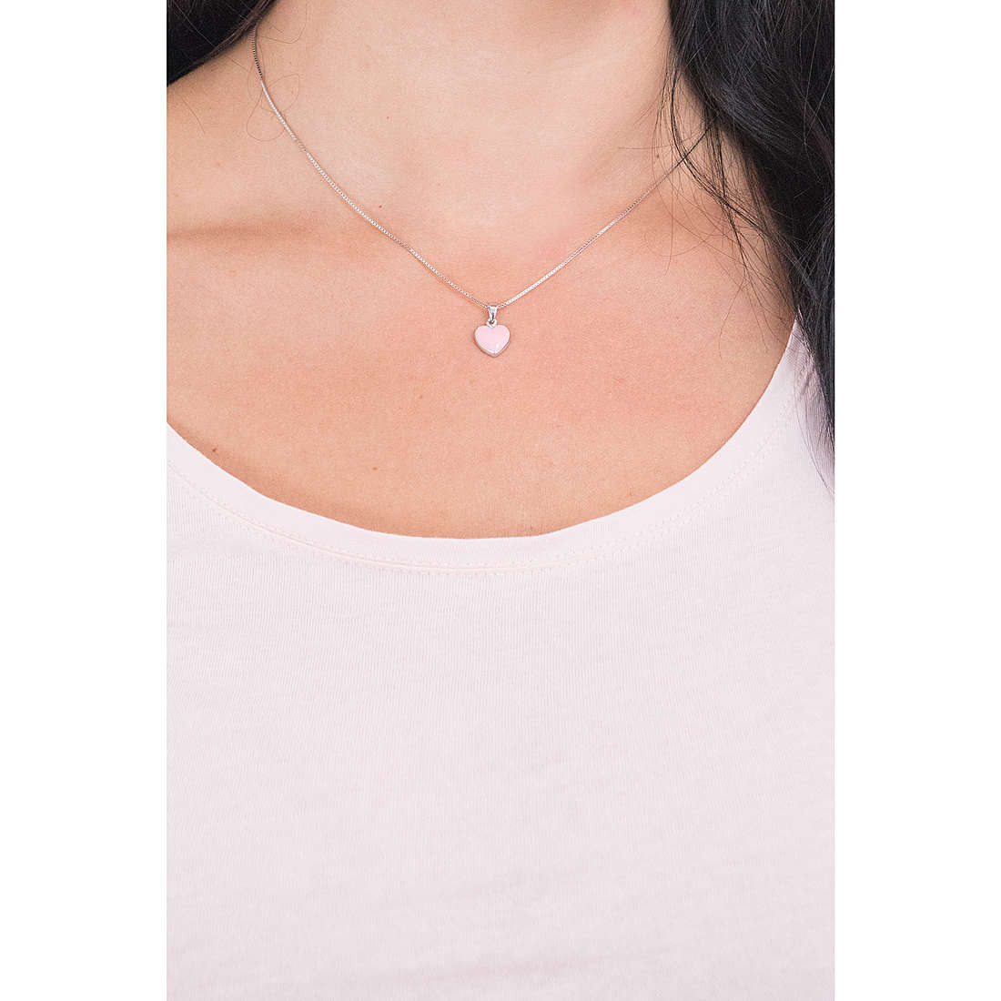 GioiaPura necklaces Coccole woman WCT00350DL wearing