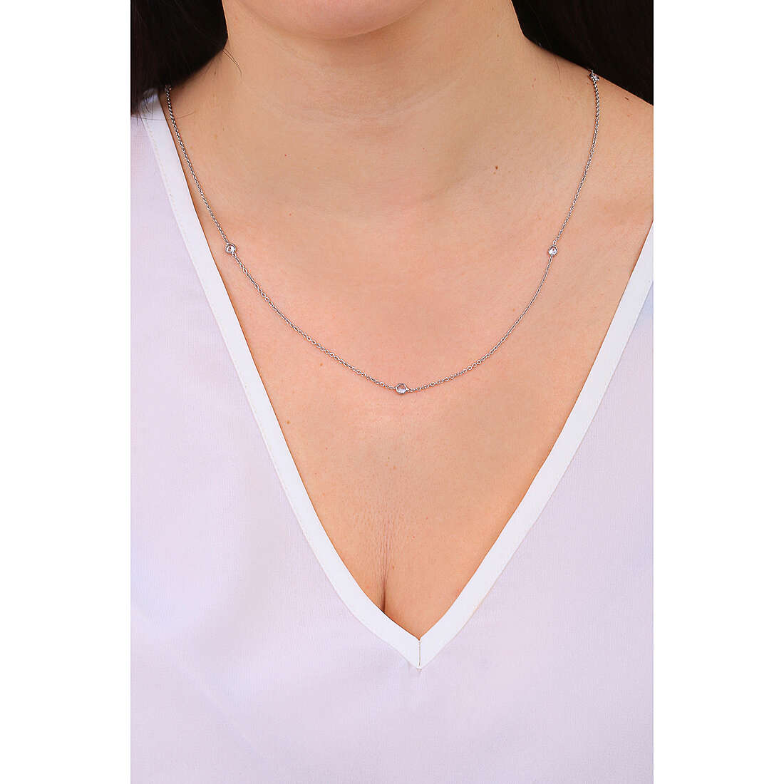 GioiaPura necklaces woman GYCAR00031-60 wearing