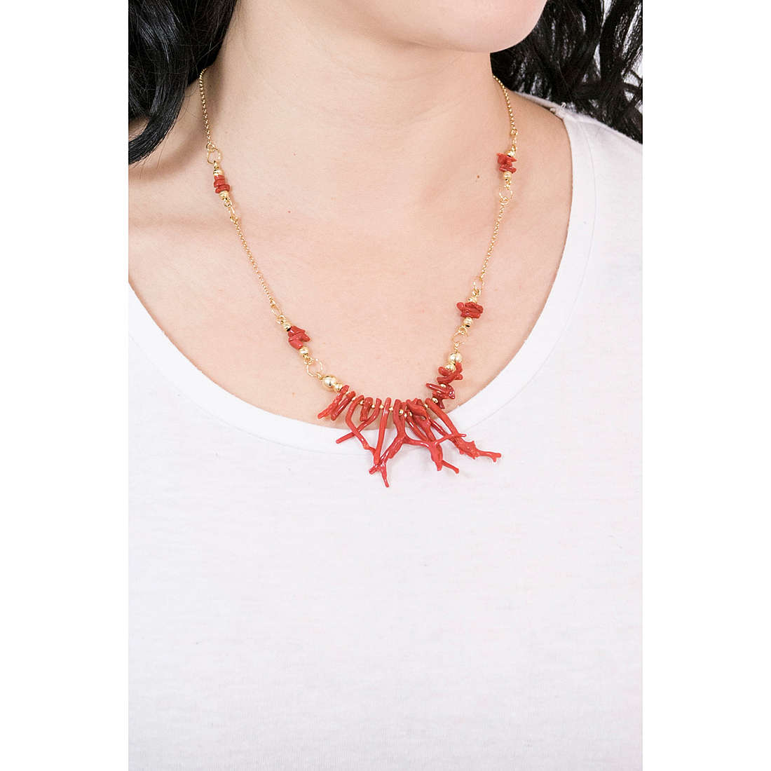 GioiaPura necklaces woman GYCARP0252-G wearing