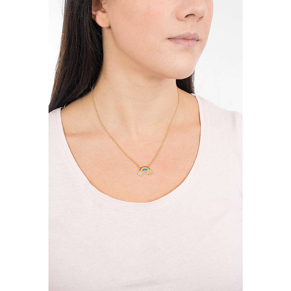 GioiaPura necklaces woman GYCARW0257-G wearing