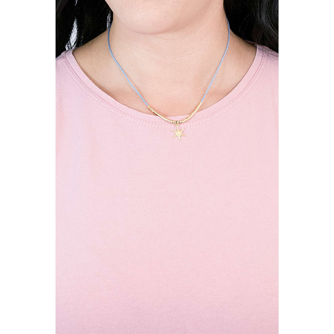GioiaPura necklaces woman GYCARW0294-AZ wearing
