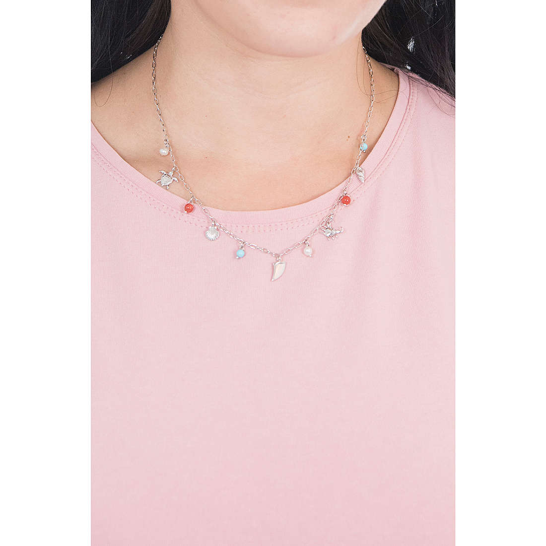 GioiaPura necklaces woman GYCARW0364-S wearing