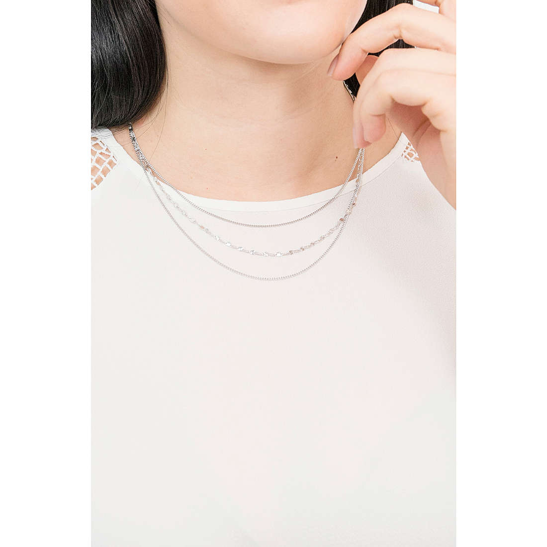 GioiaPura necklaces woman GYCARW0408-S wearing