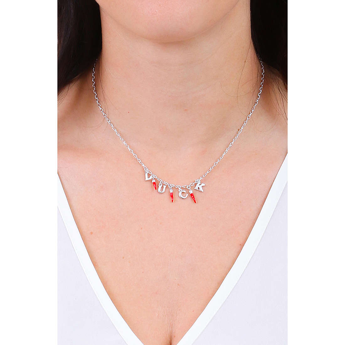 GioiaPura necklaces woman GYCARW0512-SRE wearing