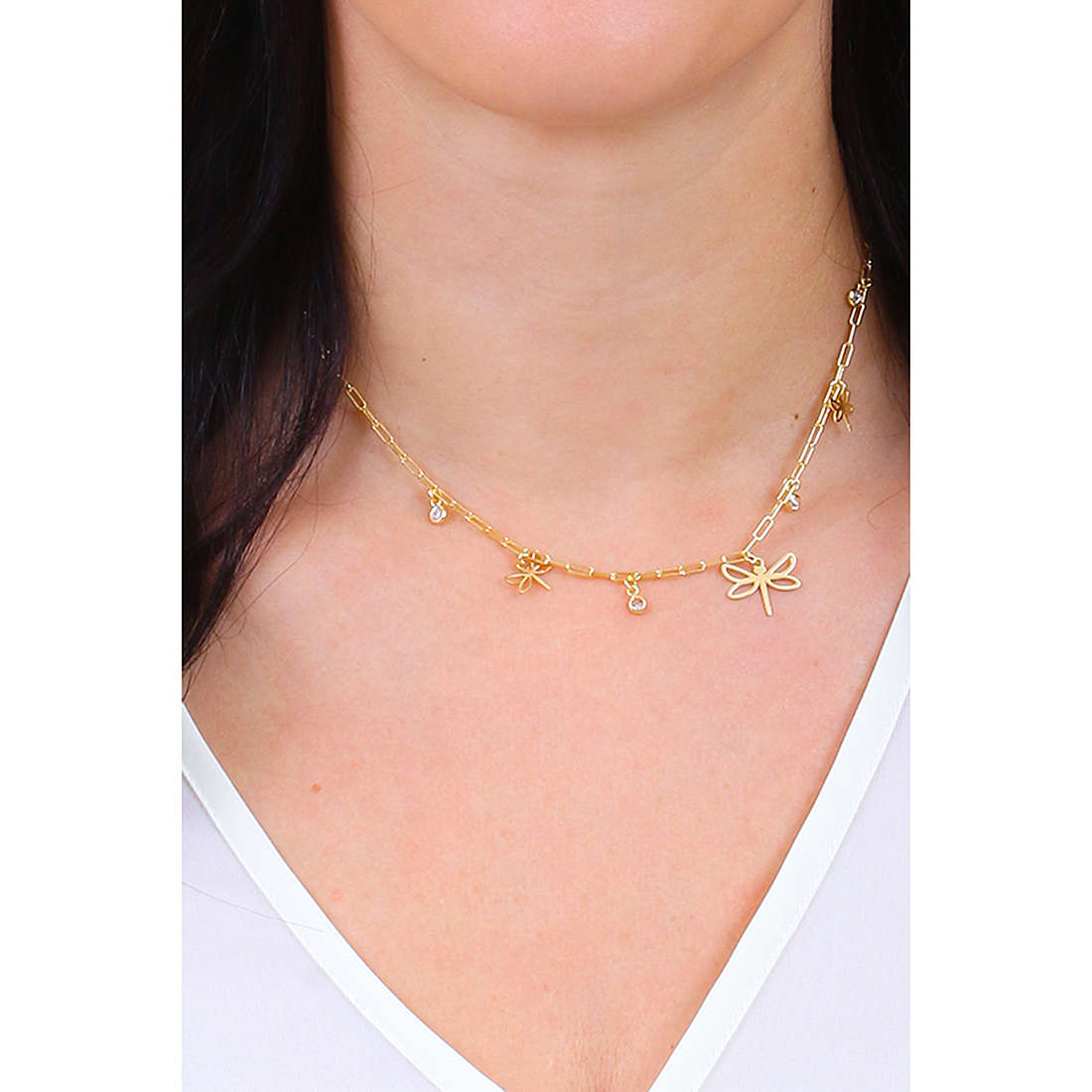 GioiaPura necklaces woman GYCARW0517-G wearing