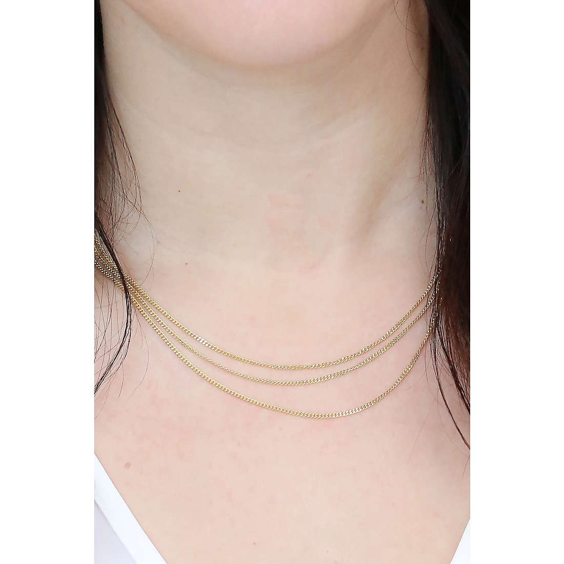 GioiaPura necklaces woman GYCARW0593-G wearing