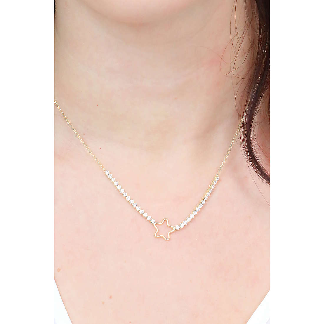 GioiaPura necklaces woman GYCARW0601-G wearing