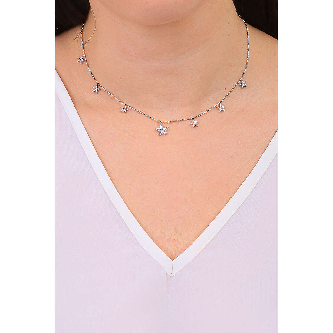 GioiaPura necklaces woman GYCARZ0215-SW wearing