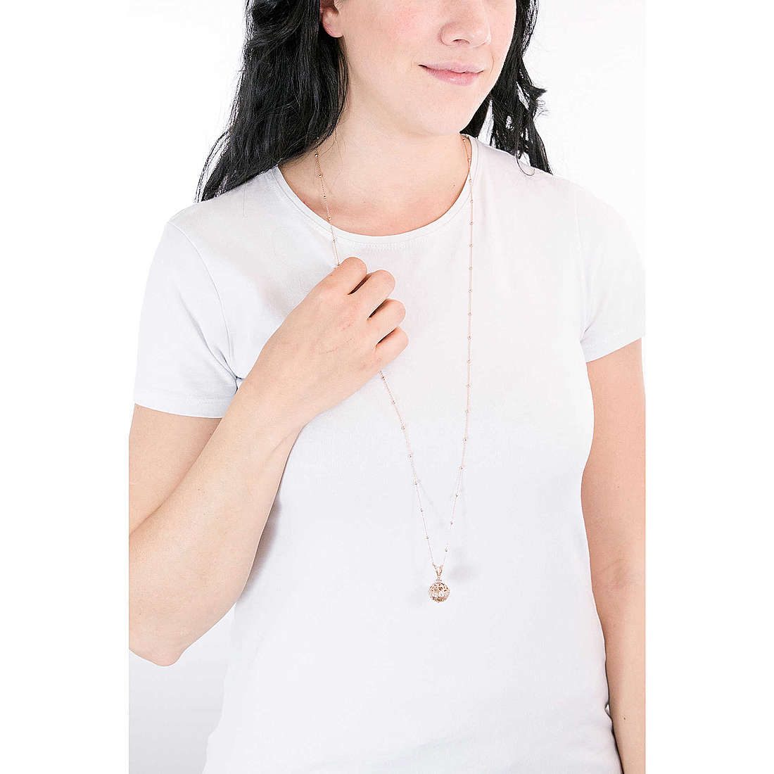 GioiaPura necklaces woman GYXCAR0075-16 wearing