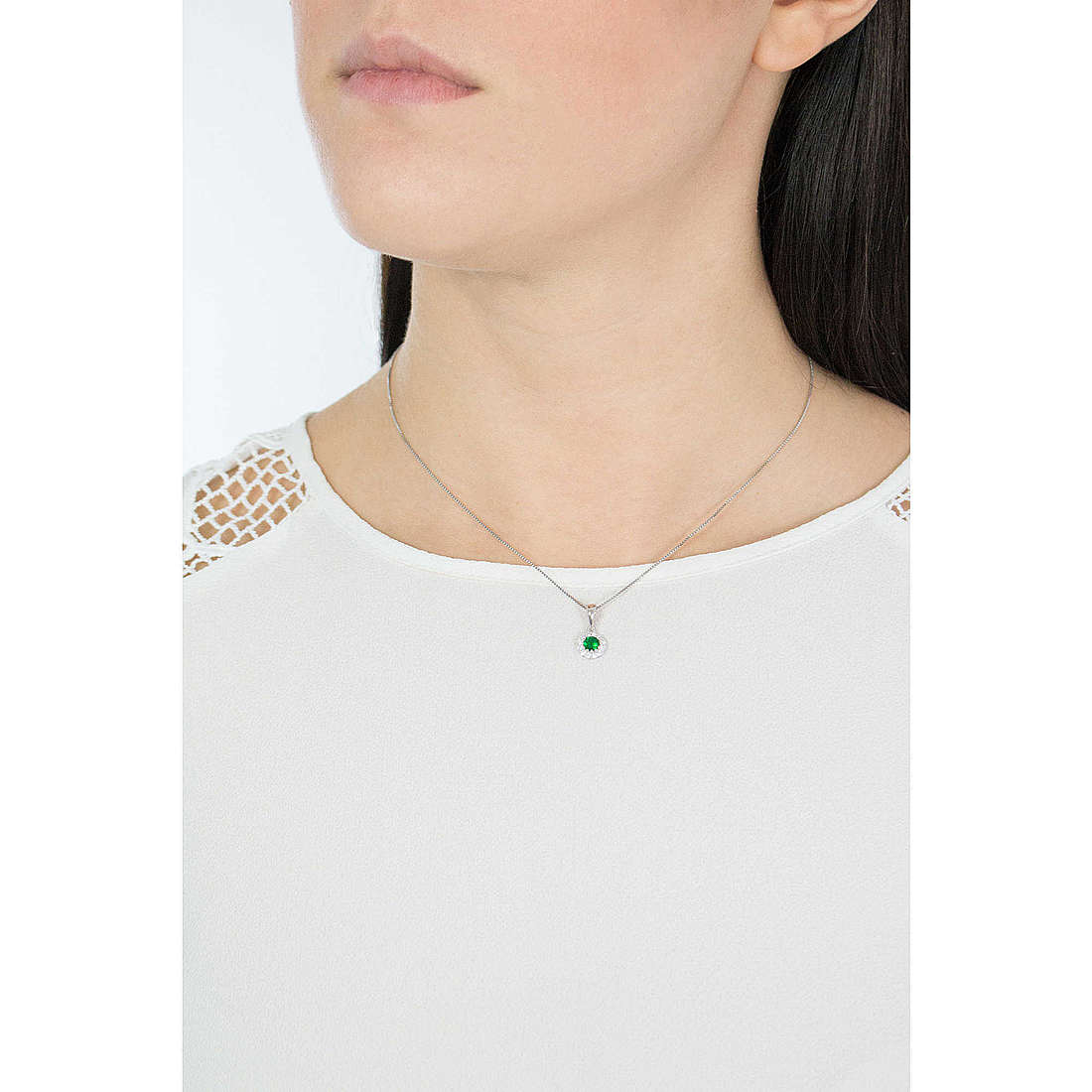 GioiaPura necklaces woman INS003P093VE wearing