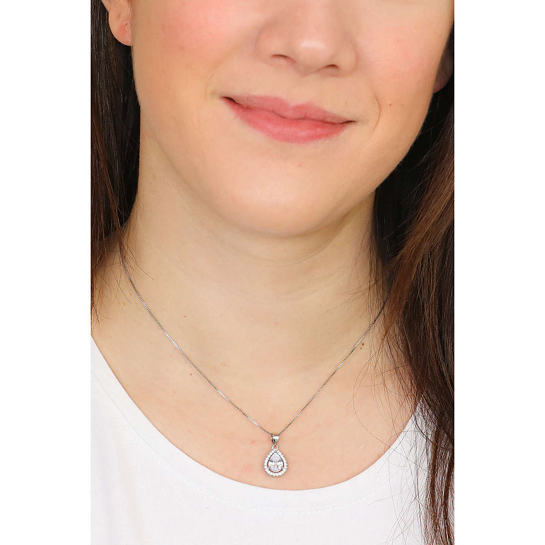 GioiaPura necklaces woman INS017P001RHWH wearing