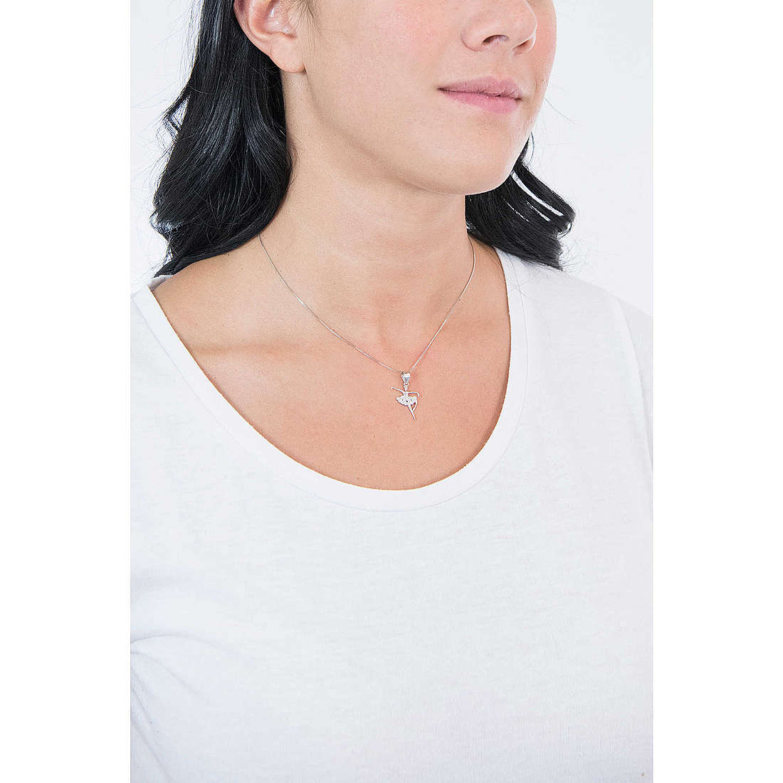 GioiaPura necklaces woman INS020P036RHWH wearing