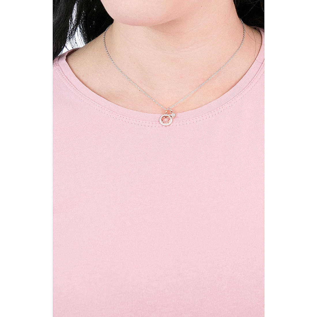 GioiaPura necklaces woman INS028CT114BIC wearing