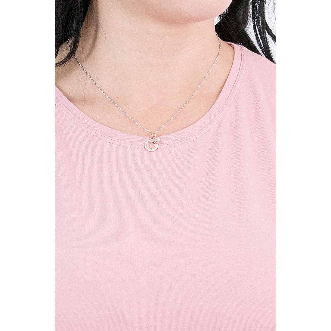 GioiaPura necklaces woman INS028CT115BIC wearing