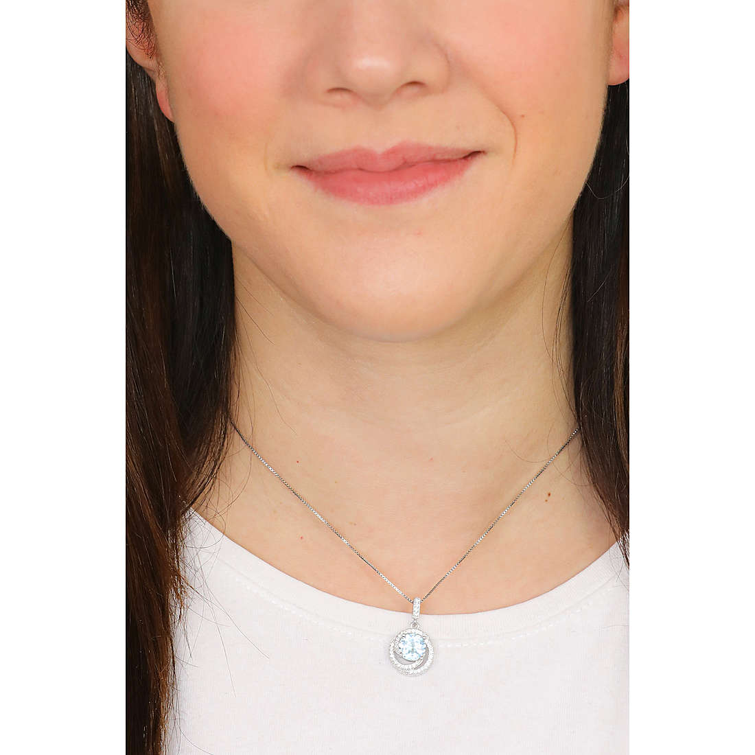 GioiaPura necklaces woman INS028P087RHPE wearing
