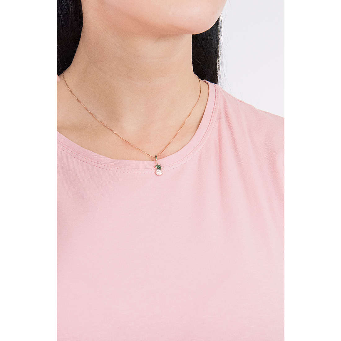 GioiaPura necklaces woman INS028P163RS wearing