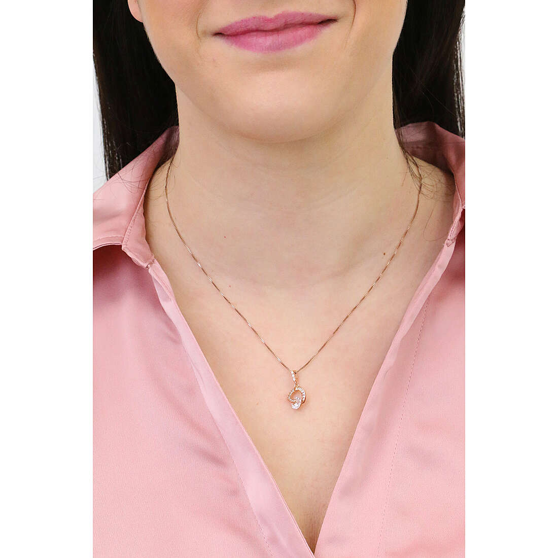 GioiaPura necklaces woman INS083P001RS wearing