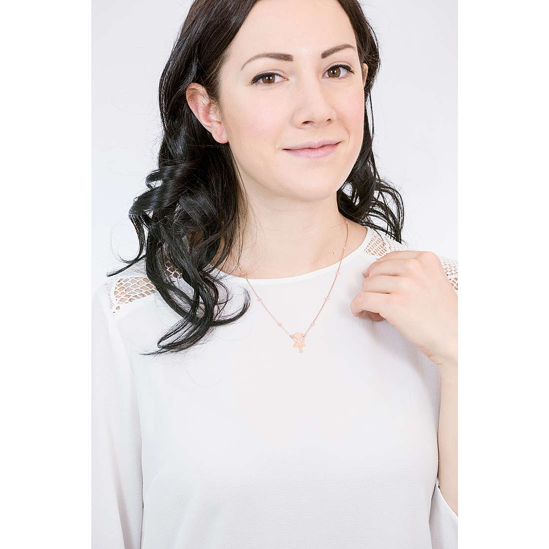 GioiaPura necklaces woman LPN 58939 wearing