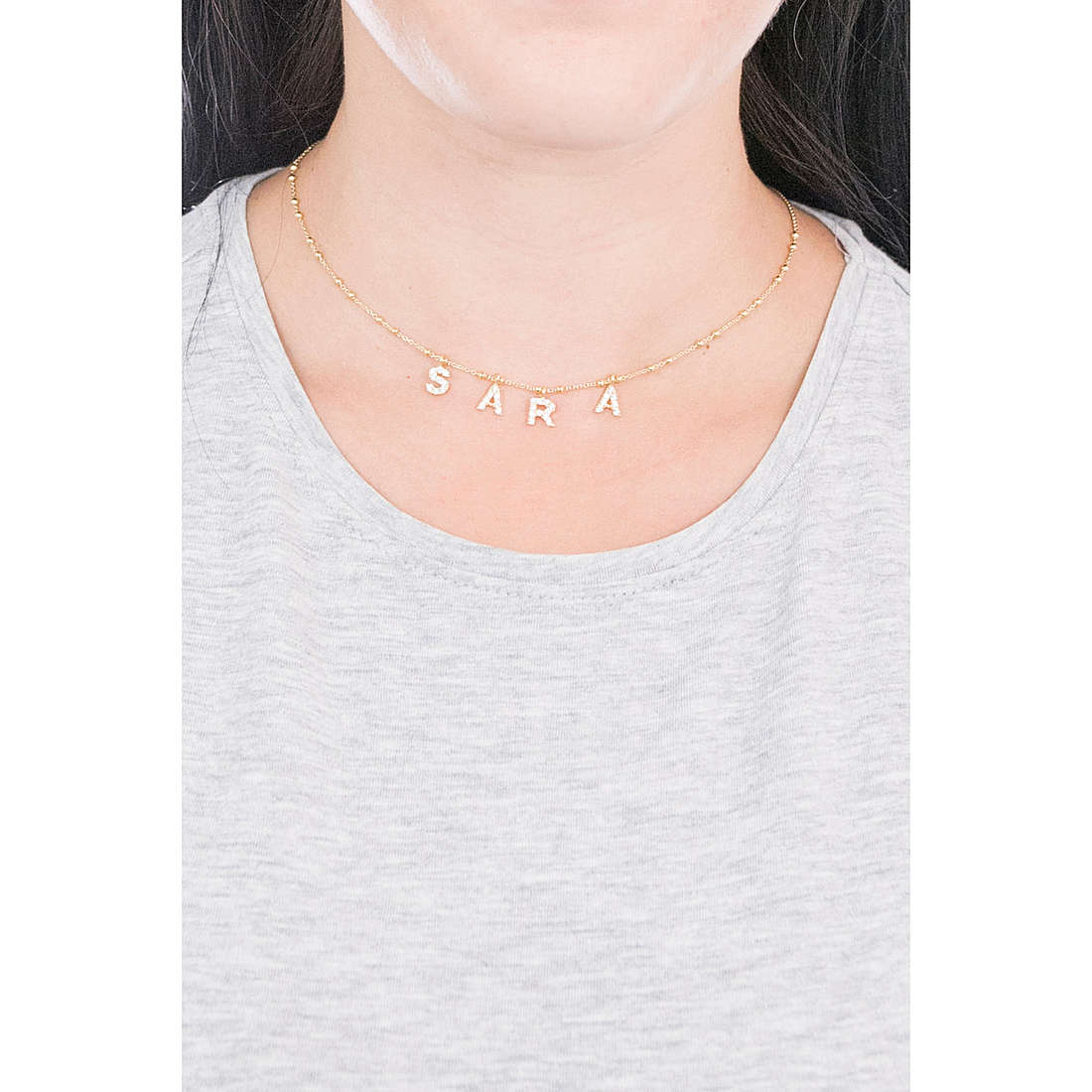 GioiaPura necklaces Nominum woman GYXCAZ0017-5 wearing