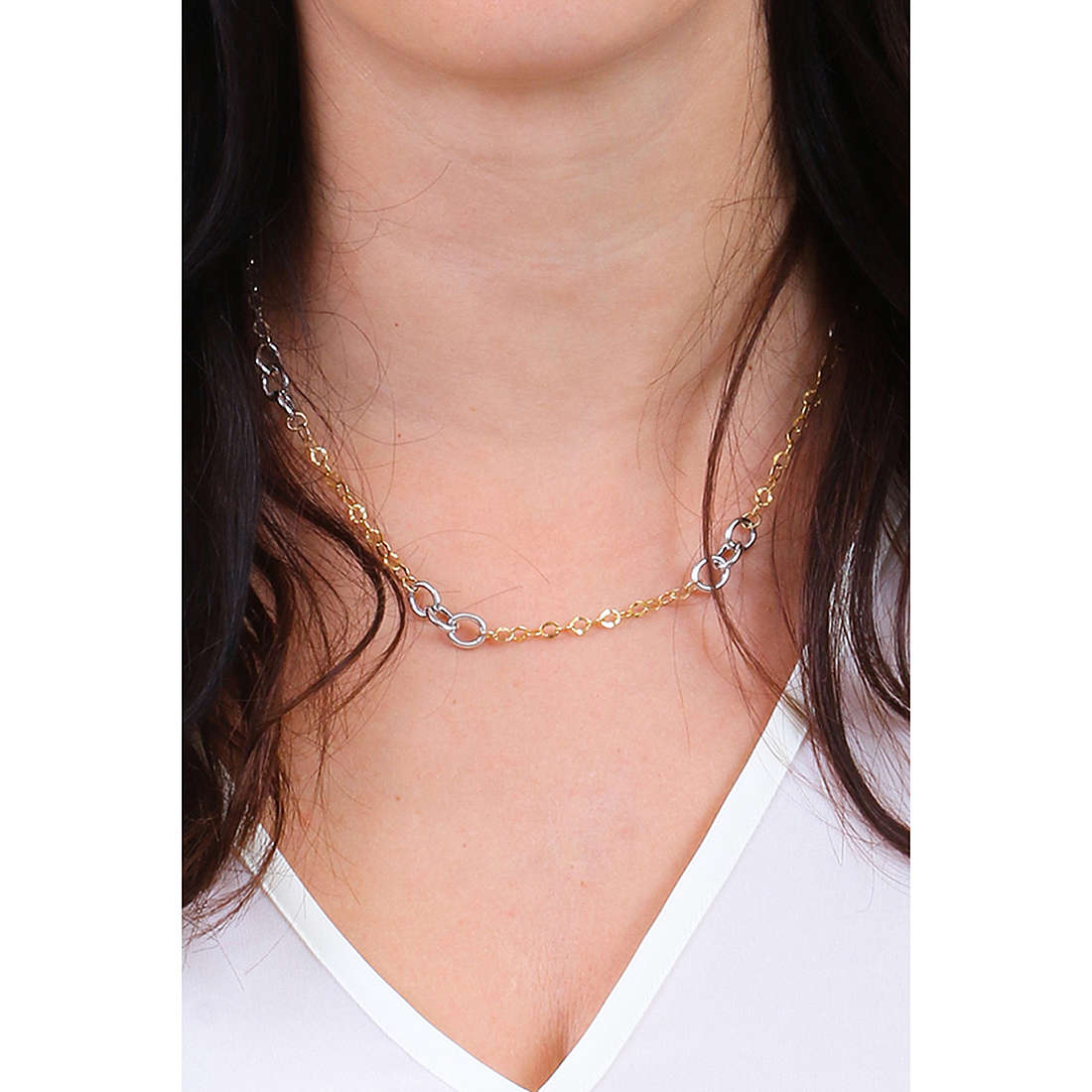 GioiaPura necklaces Oro 375 woman GP9-S166803 wearing