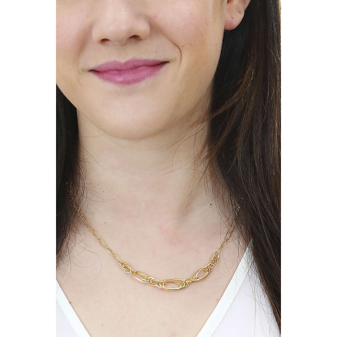 GioiaPura necklaces Oro 375 woman GP9-S189689 photo wearing