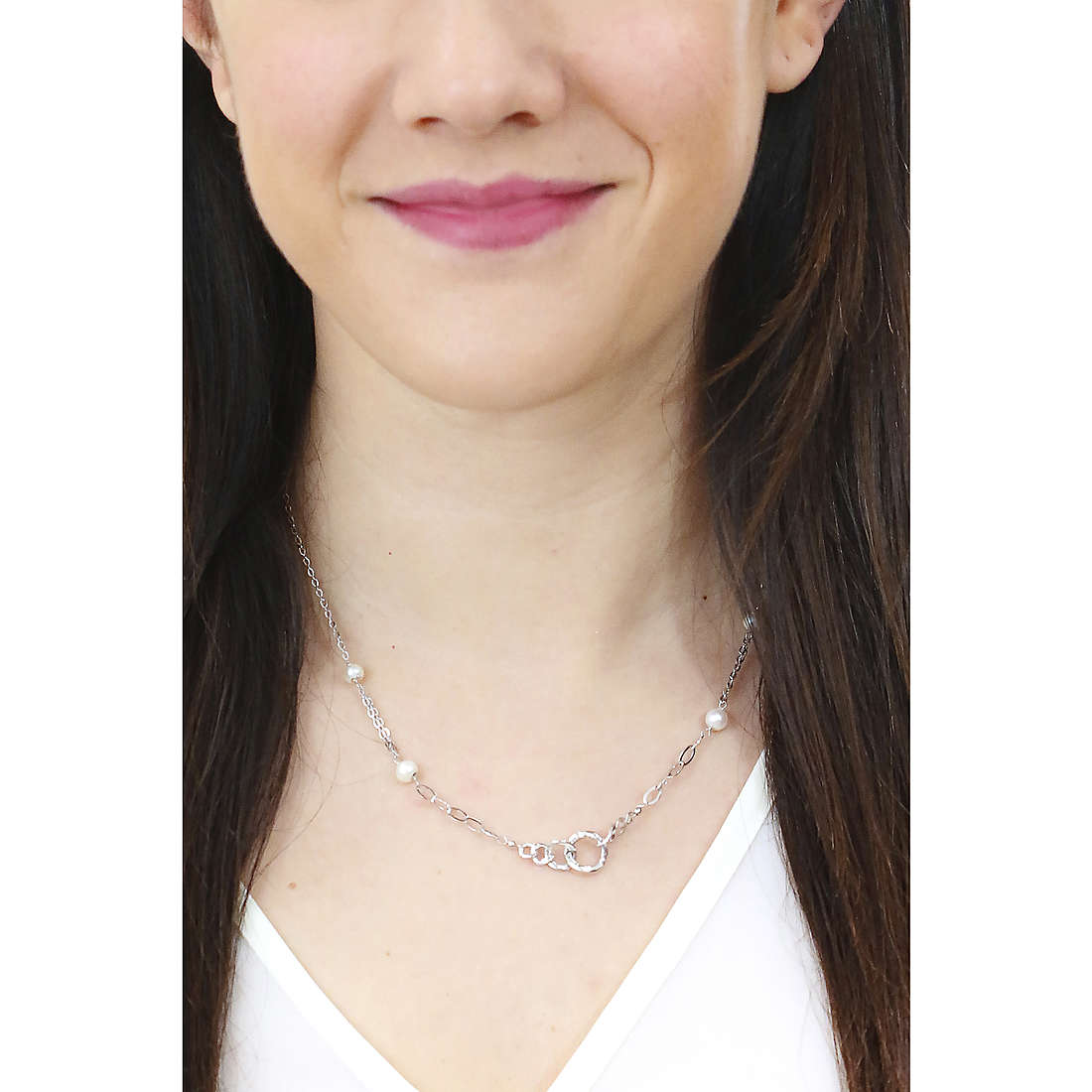 GioiaPura necklaces Oro 375 woman GP9-S202520 wearing