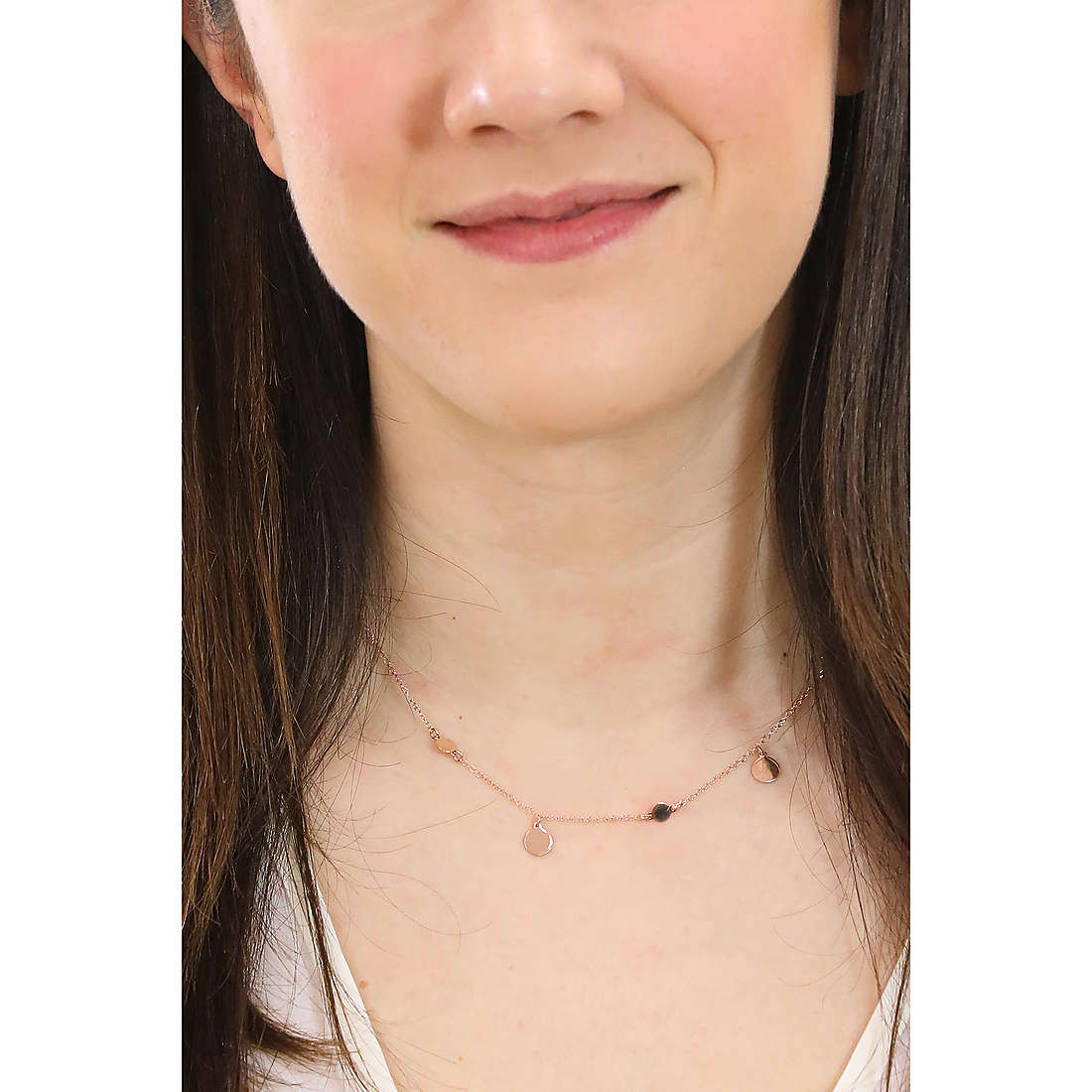 GioiaPura necklaces Oro 375 woman GP9-S248719 wearing