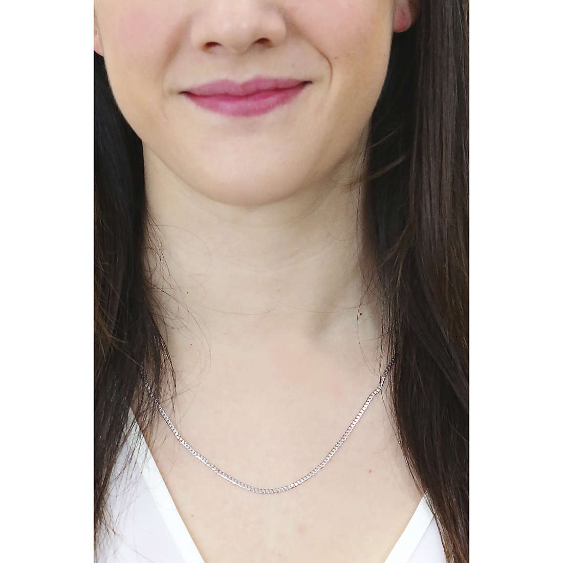 GioiaPura necklaces Oro 375 woman GP9-S9MGB050BB46 wearing