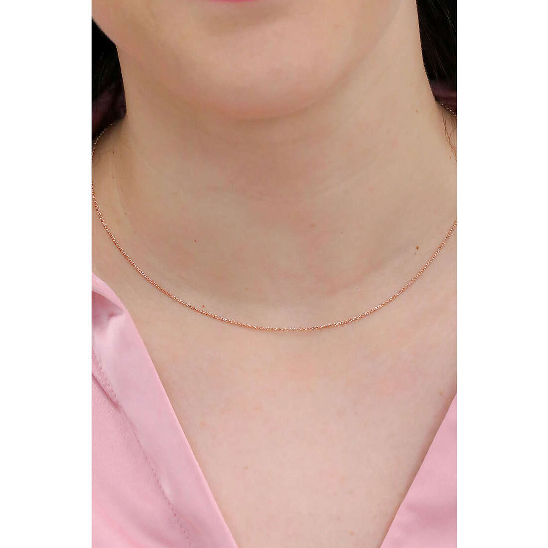 GioiaPura necklaces Oro 375 woman GP9-S9MSC030RR45 wearing